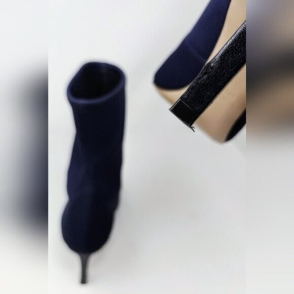 Stuart Weitzman Rapture 75 Stretch Sock Boot 7 - Picture 11 of 12